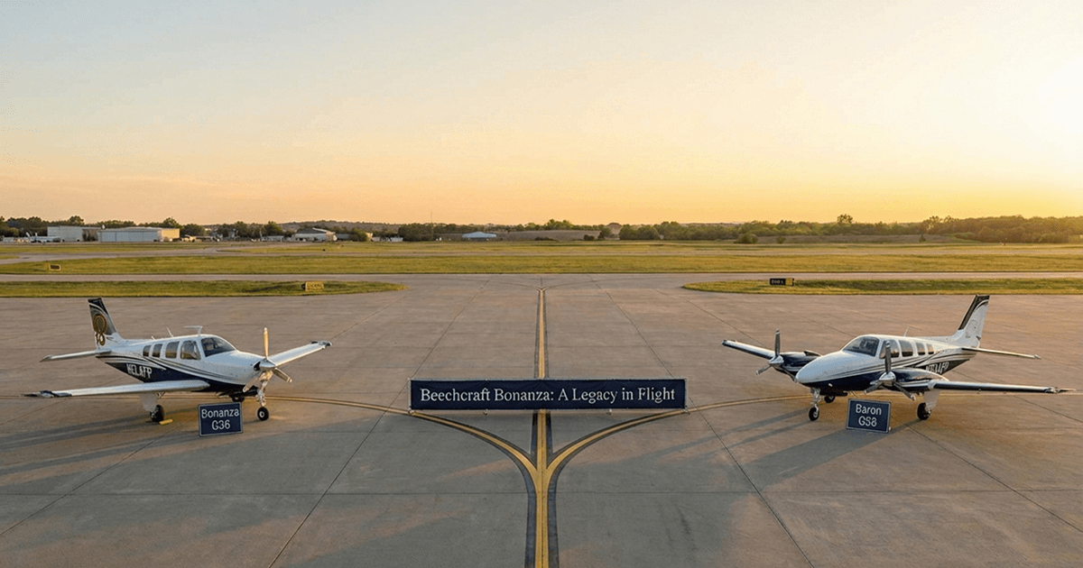 Fim das Linhas Bonanza G36 e Baron G58: Um Marco Histórico na Aviação Geral