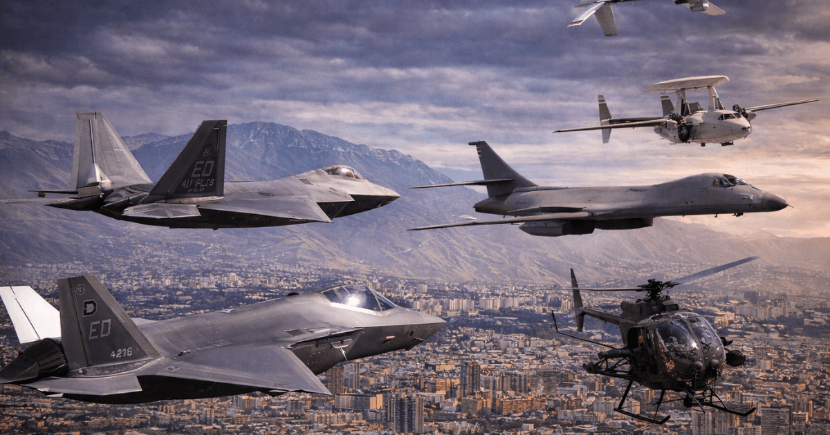 Operation Absolute Resolve: A Força Aérea Integrada Sobre Caracas